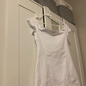 White minidress